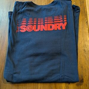 Men's XL Navy Blue T-Shirt with Iconic Soundry Music Club Graphic